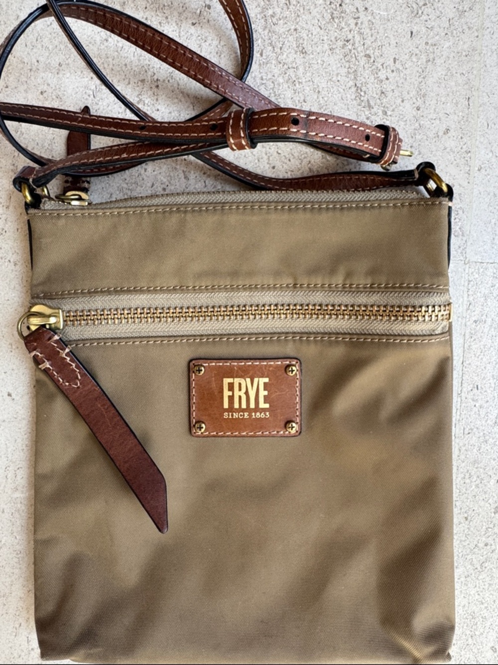 FRYE Ivy Crossbody bag with Leather Trim